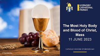 The Solemnity of The Most Holy BODY and BLOOD of CHRIST Mass  11 June 2023 [upl. by Anuahs]