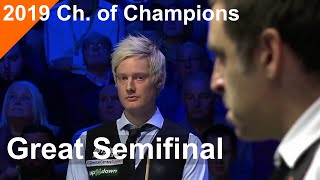 Grand Semifinal  Ronnie OSullivan vs Neil Robertson  2019 Champion of Champions  SF [upl. by Eniamirt483]