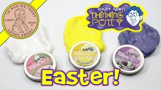 3 Crazy Aarons Easter Thinking Putty Tins  Easter Bloom Cheep Cheep amp Bunny Ears [upl. by Galven]