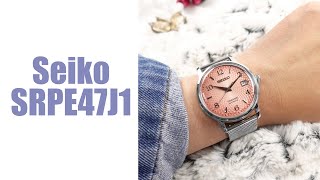 Seiko SRPE47J1  Seiko Presage Cocktail Time Frozen Margarita LE Mesh SRPE47J1 [upl. by Adnyl]