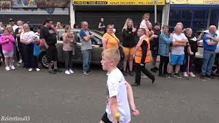 Ahoghill LSOW No14  Central Scottish 12th Parade  Larkhall  080723 4K [upl. by Hadnama]