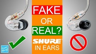 How to Spot Fake Shure In Ears [upl. by Yasmeen]