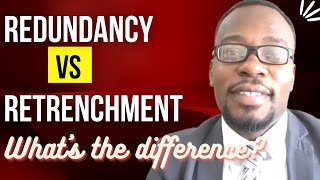 Redundancy Vs Retrenchment Whats the difference [upl. by Aztin]