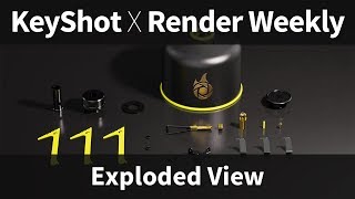 KeyShot x Render Weekly  Exploded View [upl. by Agostino198]