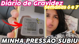 PRESSÃO ALTA NA GRAVIDEZ  DIARIO DE GRAVIDEZ SEMANAS 6 E 7  Ju Tomé [upl. by Blumenthal]