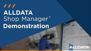 ALLDATA Shop Manager Demonstration [upl. by Athallia]