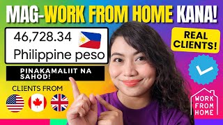 ITS A SIGN P43k SAHOD PER MONTH Work From Home  93 JOB POSTS APPLY NA  Online Job 2024 [upl. by Leland]