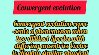 Convergent evolution shortsfeed shorts shorstvideo [upl. by Noorah]