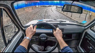 Fiat 126p  4K POV Test Drive 363 Joe Black [upl. by Dnomyar228]