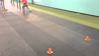 Figure 8 Speed and Agility Cone Drill [upl. by Jakie]