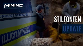 Standoff between police and illegal miners in Stilfontein continues [upl. by Pontius]