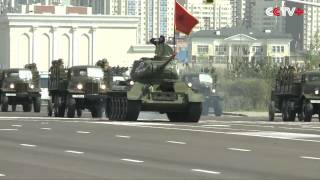 Kazakhstan Launches Military Parade to Mark Victory in WWII [upl. by Anerhs504]