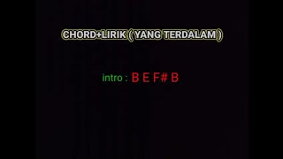 CHORDLIRIK YANG TERDALAMNOAH [upl. by Madi]