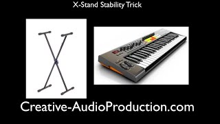 Keyboard Stand Trick  Stable X Stand [upl. by Nierman]