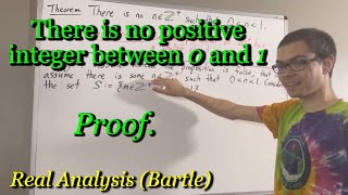 Proof that no positive integer is between 0 and 1 ILIEKMATHPHYSICS [upl. by Lyrej341]