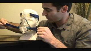 Quattro ResMed Full Face CPAP Mask Fitting and Assembly Video [upl. by Lardner12]