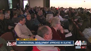 UPDATE Olathe City Council passes controversial residential development [upl. by Yeorgi948]