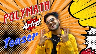 POLYMATH ARTIST  Teaser   Avinash Rangwani  Latest Hindi Rap Song [upl. by Annatnas]