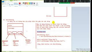 Bài 14 Tìm hiểu AlertDialog  Dialog  Toast Phần 2 [upl. by Launce]