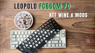 【Keyboard Live、LEOPOLD FC660M PD】 KTT WINE RED｜MODS｜PLATE FOAM｜ [upl. by Schuh375]