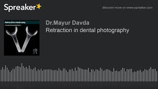 Retraction in dental photography [upl. by Hiasi]