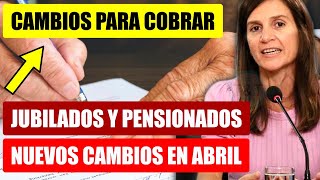 🛑TODOS LOS BANCOS NUEVOS CAMBIOS EN ABRIL CON AUMENTO Y BONOS  JUBILADOS Y PENSIONADOS FE DE VIDA [upl. by Card]