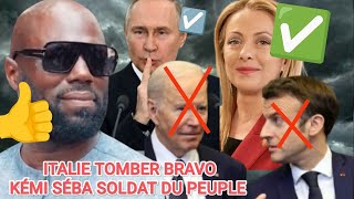 ✊👉 LINFATIGABLE LEADER KÉMI SÉBA EN ITALIE 👈✊ SVP SUIVEZ LIKEZ PARTAGEZ COMMENTÉE ET ABONNEZVOUS🔥✊ [upl. by Eikcid]