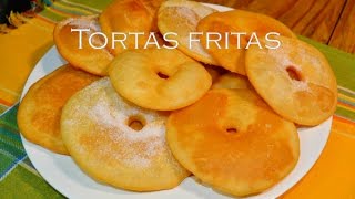 TORTAS FRITAS la receta mas facil [upl. by Enneirdna]