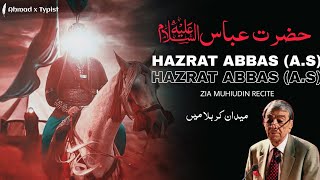 Hazrat Abbas AS In Karbala  Recite By Zia Mouhidin  Hazrat Abbas AS Waqia Karbala [upl. by Niattirb288]