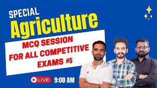 Special Agriculture mcqs Session For all Competitive Exams 5 [upl. by Gorlin106]