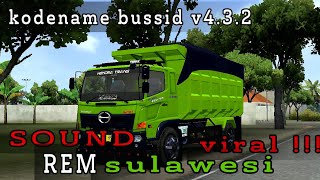 kodename bussid v432 sound rem sulawesi viral [upl. by Awra]