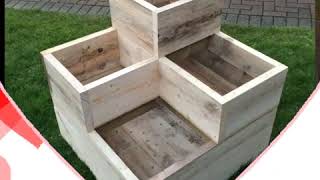 Wood Planter Ideas of all Types and Sizes  Diy Wood planters [upl. by Shepard]