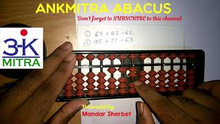 Abacus  English  Lesson 6 Ex 69  83  42 amp 95  77  63  Combination Addition [upl. by Anida]