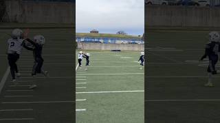 Stiff arm game crazy to be 6 years old coolkids eastsideraiders football youtubeshorts [upl. by Yurik]