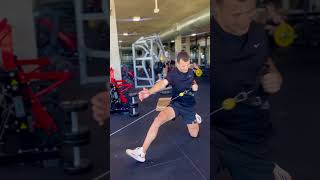 Half Kneeling Rotational Cable Row  Front Leg Lenghtened [upl. by Gibbs]