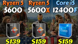 R5 5600 vs 5600X vs i512400F  Which CPU is Better Value for Money [upl. by Tarsuss]