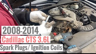 20082014 Cadillac CTS 36L Spark Plugs amp Ignition Coils Replacement 🚘💥 [upl. by Amena287]