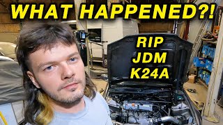 What Happened to my Engine JDM K24A Teardown [upl. by Coffey]