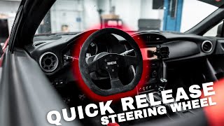 Sparco Quick Release Steering Wheel Install [upl. by Dody]