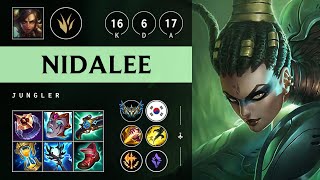 Nidalee Jungle vs Vi Triple Kill Unstoppable  KR Challenger Patch 1418 [upl. by Eehsar113]