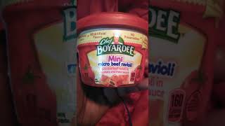 Chef BOYARDEE Mini Micro Beef Ravioli [upl. by Basil]