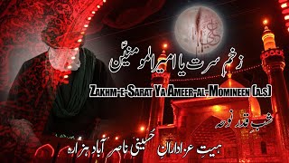 ZakhmeSarat Ya AmeeralMomineen as  NasirAbad Hazara  ShabeQadar Noha [upl. by Llewkcor]