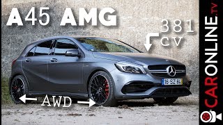 MERCEDES A45 AMG 2016  4 cilindros e 20L mais POTENTE do MERCADO Review Portugal [upl. by Butterworth885]