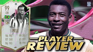 99 SHAPESHIFTERS ICON PELE PLAYER REVIEW  FIFA 23 Ultimate Team [upl. by Malca]