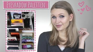 EYESHADOW PALETTEN SAMMLUNG  DECLUTTER 🤩  Alle meine Lidschattenpaletten [upl. by Sharai785]