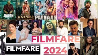 Filmfare Awards 2024  Nominations for the Best ActorsActress Directors  Singers Srk [upl. by Cilurzo375]