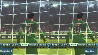 PES 2015  Graphics Comparison  PS4 vs Xbox One Screenshot Comparison [upl. by Meli]