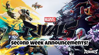 More Marvel Rivals Info Second Week [upl. by Mccord]