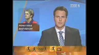 TVP1Wiadomości sportowe z 1 lipca 2003 [upl. by Ahsenre]