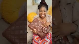 Chanel GST TOTE Bag Unboxing from quotTheRealRealquot [upl. by Reese]